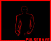 Male Red Pulse Outline