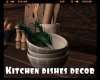 *Kitchen dishes decor
