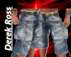 Weathered Denim Cargos