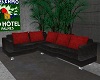 Black Quilted Couch