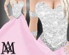 *Diamond&Silk Gown/Pink