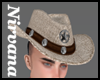 Beige & Brown Hat