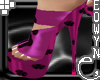 *E* pink flowers platfs