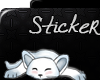 [JL] Cute cat sticker