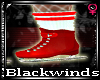 BW| Red Ice Skates