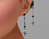 ~CR~Cross OneEar Earring