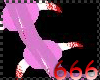 (666) demon pink tail