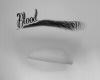 Tattoo Eyebrows Blood