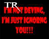 [TR] Not Deving ^HS
