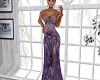Lacey Purple Gown