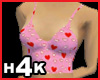 H4K Pink Heart Tank