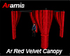 Ar Red Velvet Canopy