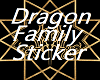 Dragon Family Sticker