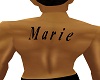 Marie Back Tattoo