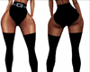 Black Panty Shorts