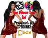 Mori Shimmer Dress Red