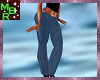Denim hip huggers PF