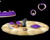 Purple & Cream Rug/Lapto