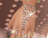 Nails + Gold Rings/lady
