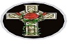Celtic Cross N Rose Rug