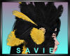 SAV Yellow Black Feather