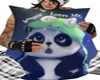 panda love me pillow