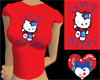 3HEART LOVE KITTY RED