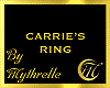 CARRIE'S RING