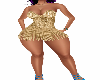 VESTIDO SEXI DORADO