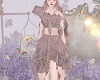 lavende gown