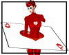 Ace Of Hearts Card Skirt