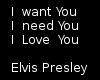 I Want & Need You Elvi