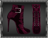 Vinyl Ankle Boots Pink