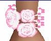 Pink Rose Bracelets Both