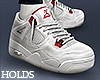 4's White/Red F