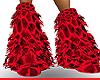 RED animal RAVE boots