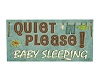 M/F Quiet Baby Head Sign