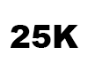 25K sticker