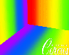 C` Rainbow Background