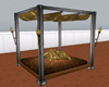Platform canopy bed