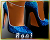 Glitter Heel Blue