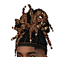 BUN TWISTED LOCS BROWN