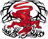 Tribal Red Dragon