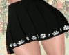 FOX paw black skirt