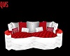 Red/White Cuddle Couch