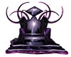 Purple Single throne