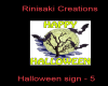 Halloween sign - 5