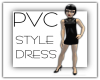 [S9] Black PVC Dress