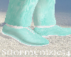 Snowflake Shoes Teal M