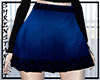 Midnight Blue Silk Skirt